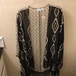 Cato Fringed Shrug